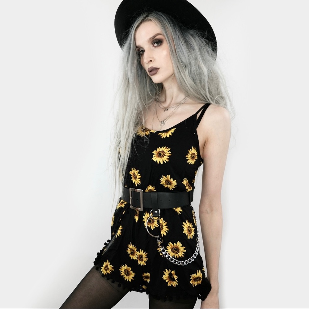 Sunflower Romper (without belt)